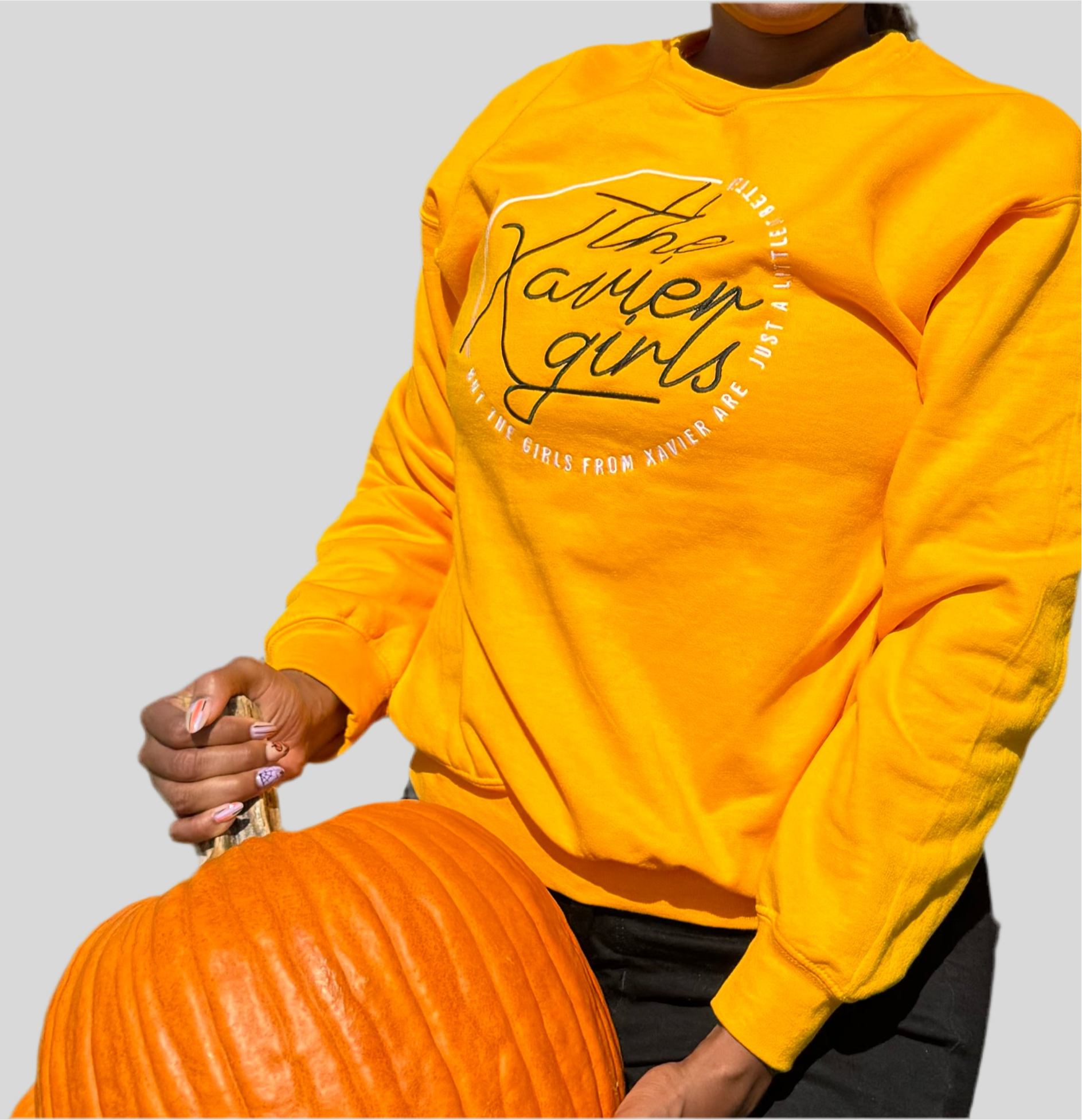 TXG  Logo Sweatshirt- Gold