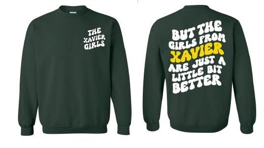 TXG Slogan Crewneck - Forest Green